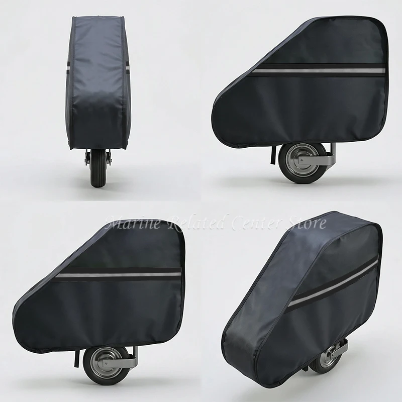 420D Oxford Fabric Universal Caravans Trailer Towing Hitch Cover Waterproof Dustproof CamperCoupling Lock Tongue Cover