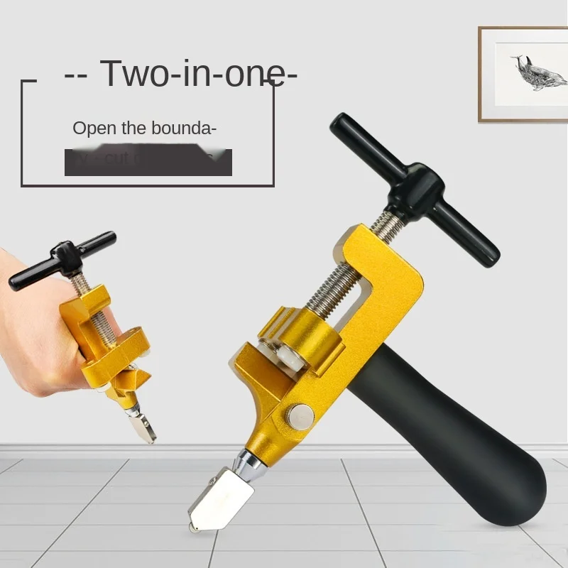 Taglierina professionale per piastrelle In vetro Easy Glide 2 In 1 utensile da taglio portatile per taglio di vetro per piastrelle In ceramica