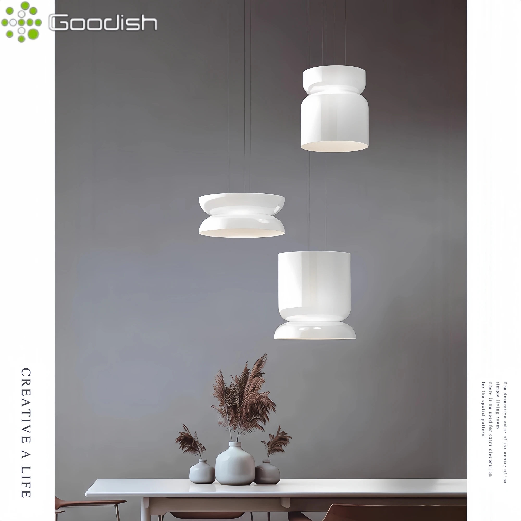 Modern Minimalist Nordic Electroplated White Glass LED Pendant Lights Creative Lamps for Living Room Home Decoration Chandeliers