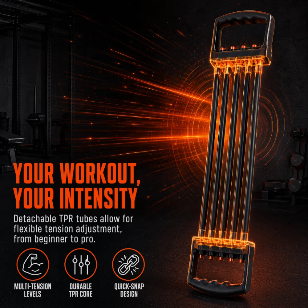 Detachable Design Chest Expander Elastic Band Pull Rope Structure Fitness Chest Expander Strength Training