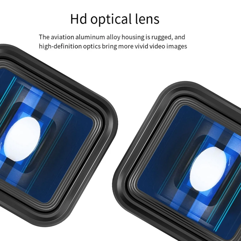 1.55X Mobile Movie Lens Mobile Phone Widescreen Anamorphic Lens Black Mobile Phone Lens Movie Blu-Ray Brushed Video Lens