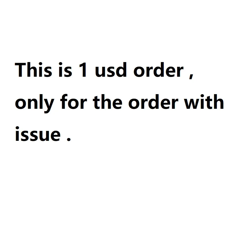 Hi. It's only for the order with issue ,and please confirmation with us before order.