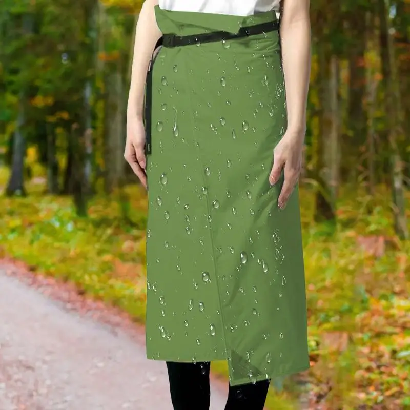 Rain Skirt For Hiking Ultra Light Rain Skirt Rain Poncho Wrap Rain Skirt Rainproof Hiking Rain Gear Raincoat Rainwear Lines