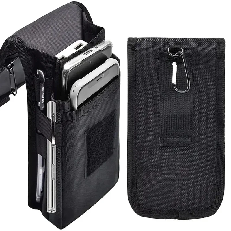 

Large Screen Mobile Phone Bag Casual Waist Bag Daily Coin Purse Multi-Purpose Phone Belt Pouch Tactical Molle Phone Pouch Carry