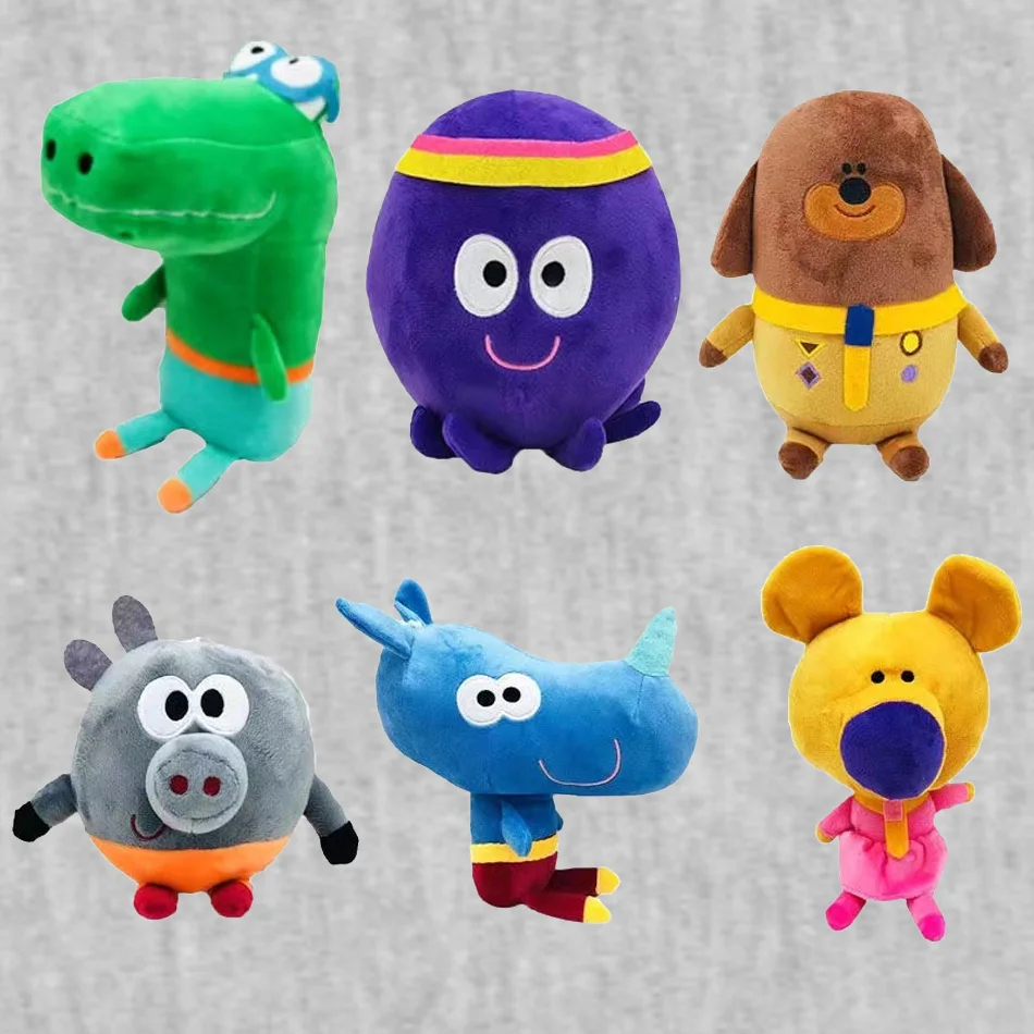

23cm Hey Dog Teacher Cartoon Plush Toy Soft Baby Bedtime Story Friend Cute Animal Doll for Sleeping Christmas Gift