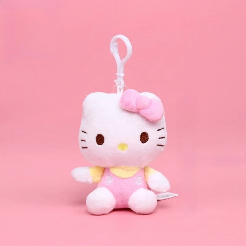 Breloczek Pluszowy Hello Kitty Kawakii, Uroczy Kreskówkowy Melody Kuromi, Ozdoba do Torby, Prezent