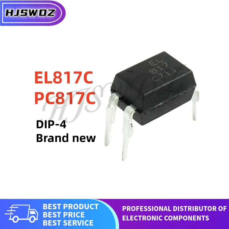 100PCS/ Brand New PC817C EL817C PC817 EL817 DIP-4 optocoupler chip High-quality In Stock