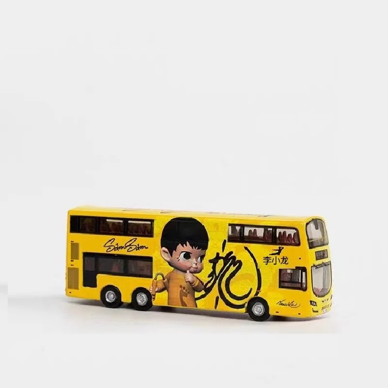 Tiny 1:110 Sam Sam X Bru-ce Le-e B9TL Bus Alloy Simulation Model Car