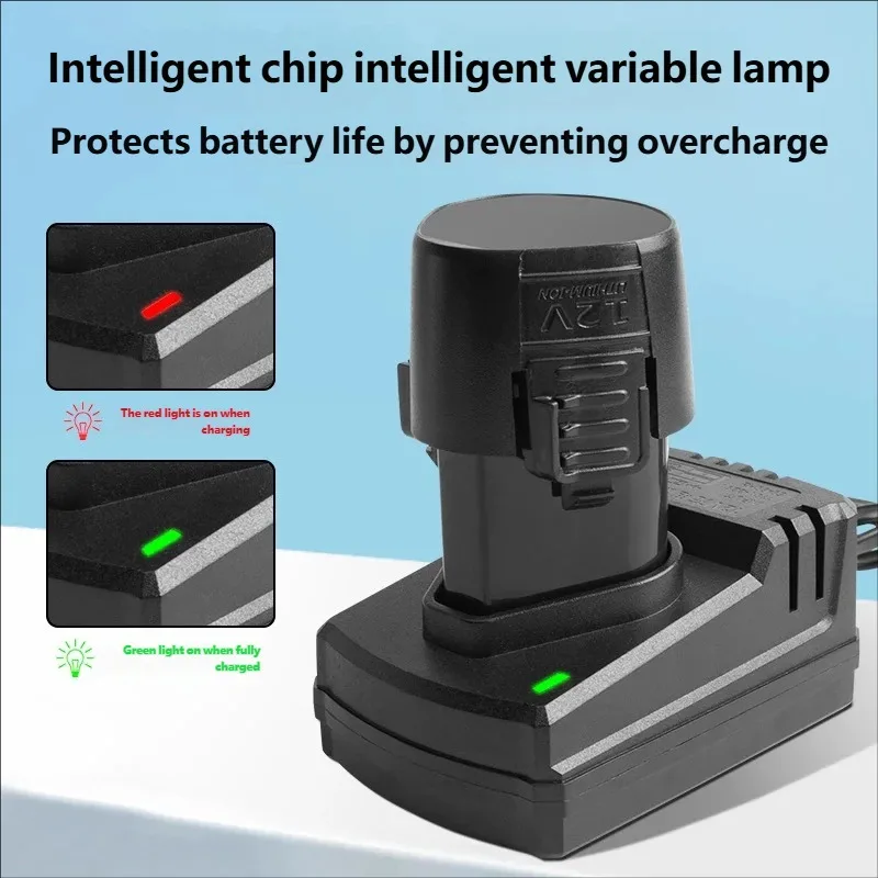 Universal Electric Drill Charger DC 12V/12.6V US EU Li-lon Rechargeable ChargeiSupport100-240V For Drill Electrical Wrench Tool