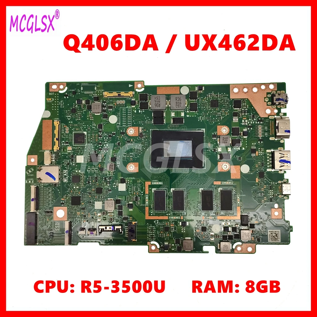carte-mere-ux462da-pour-asus-ux462d-um462da-um462d-q406da-q406d-pour-ordinateur-portable-processeur-r5-3500u-8-go-de-ram-100-test-ok