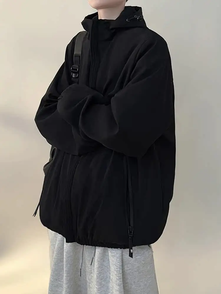 

Мужская уличная куртка Bla Samurai San Yan: водонепроницаемая рабочая одежда в американском стиле, осенняя непромокаемая куртка свободного кроя для молодежи