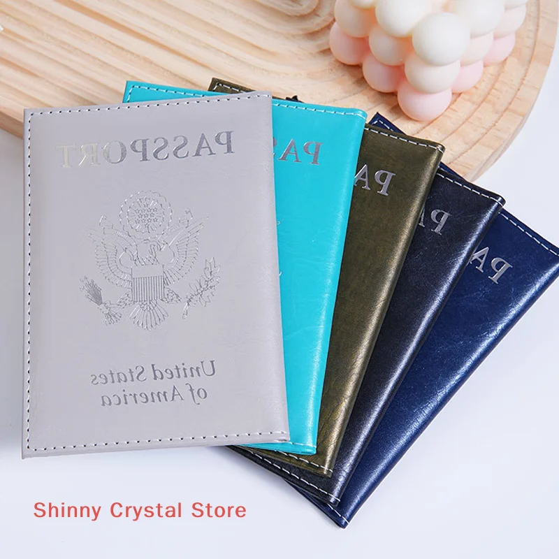 

2025 Passport Holder Pu Leather Passport Book Travel Passport Holder Protective Cover Multi-Functional