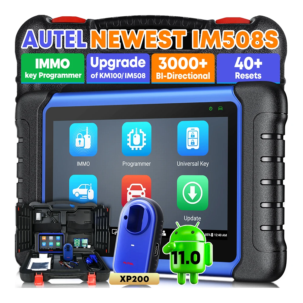 Autel IM508S Scanner All-in-One-Diagnosescanner und IMMO-Schlüssel-Programmiertool, über 3000 aktive Tests, aktualisiert von KM100 KM100E IM508
