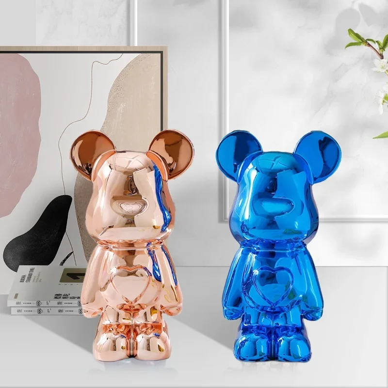 

Light Luxury Violent Bear Ornaments Living Room Desktop Cartoon Love Internet Celebrity Little Bear Decorations Housewarming