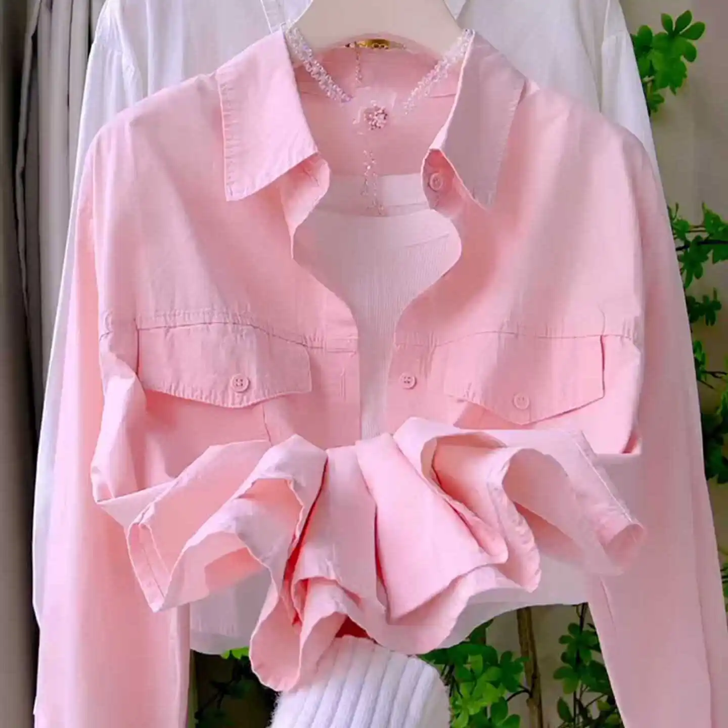 Pink cotton
