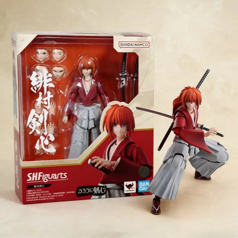 

Bandai S.H.Figuarts Rurouni Kenshin Himura Kenshin Action Figure, In Stock, Gift for Boys, Collectible