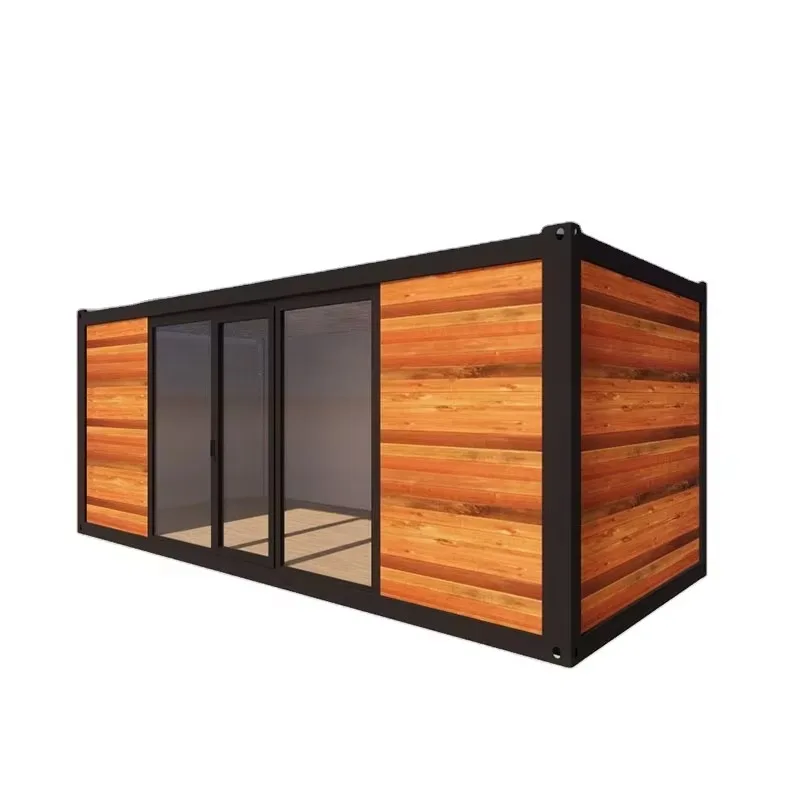 20ft 40ft حاوية منزل وحاوية مطبخ متنقلة حاوية جاهزة منزل 3 غرف نوم 2 حمام