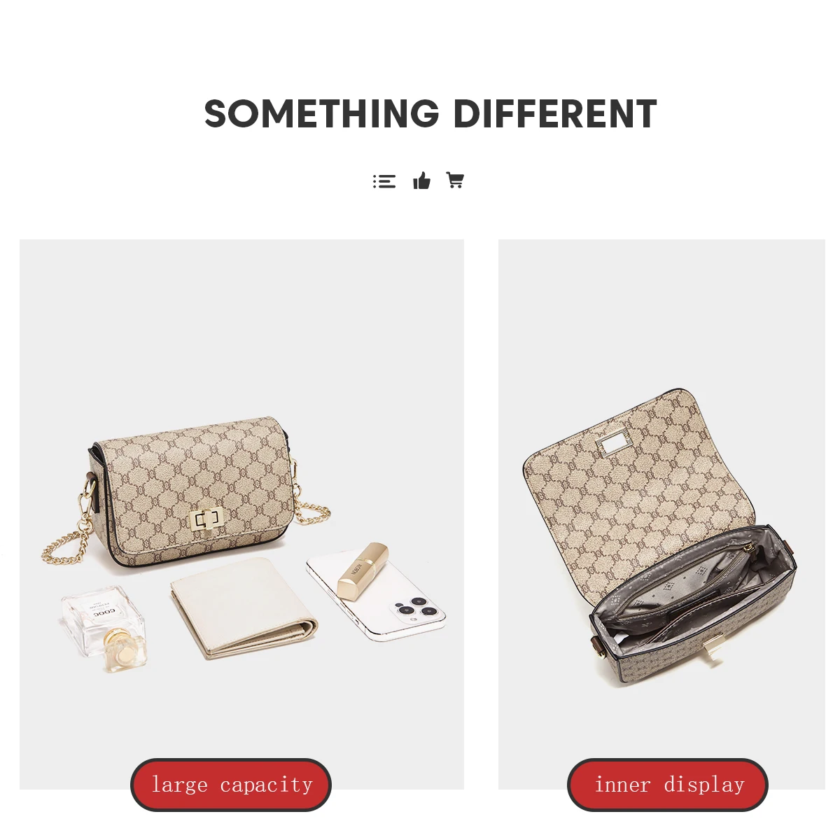 FOXER Mini PVC Leather Crossbody Phone Bag for Women