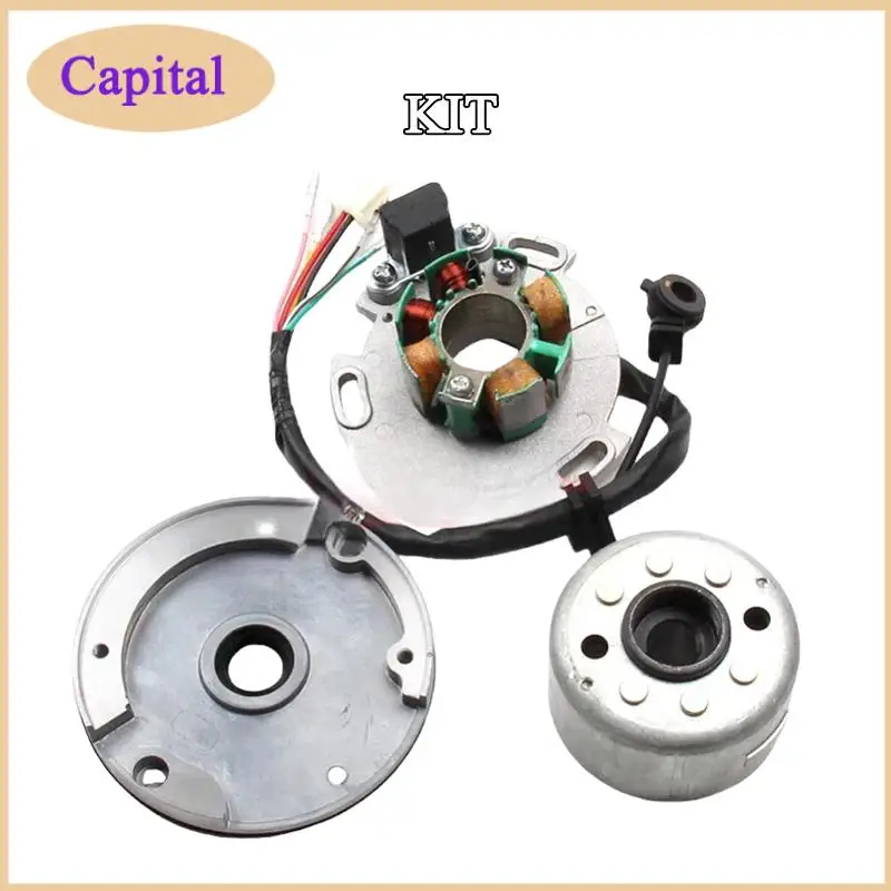 Para LF Lifan 150cc Estator de 8 bobinas y carcasa magnética para motor horizontal, rotor de estator de carreras para Dirt pit Bike 140 150cc