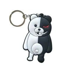 Danganronpa Keychain Monokuma Double Sided Acrylic Collection Model Anime Figures Model Keyrings Cute Trinket Cosplay Costume