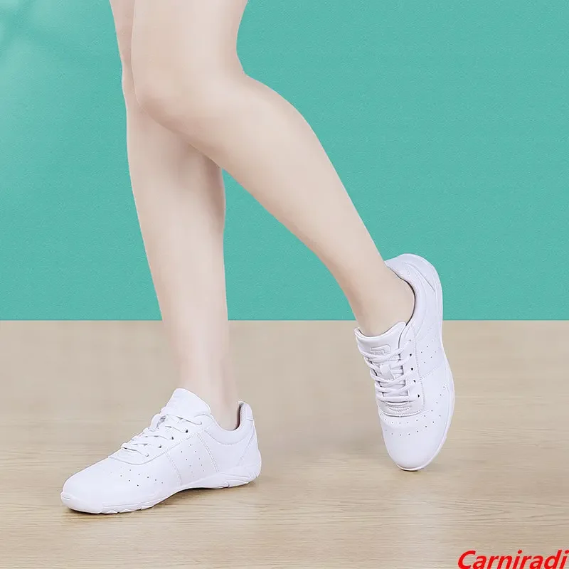 Children Soft Bottom Competitive Dance Sneakers Boy Girl Professional Jazz Cheerleading Shoes Men Women Fitness Aerobics Shoes