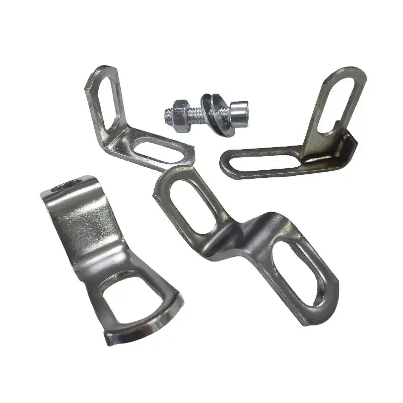 Klem dan Braket Knalpot Sepeda Motor Stainless Steel Kokoh - Pilihan Modifikasi Satu Dua atau Tiga Paket