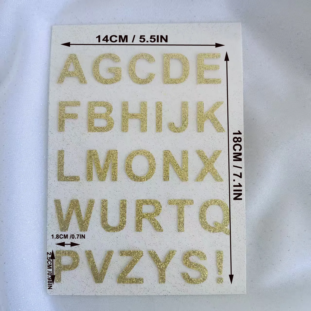 CHEONET HTV --- A-Z Letters Iron On Heat Transfer Vinyl Stickers Patches for Clothing T-Shirt Hoodie Bag Hat Pants Stickers view 5