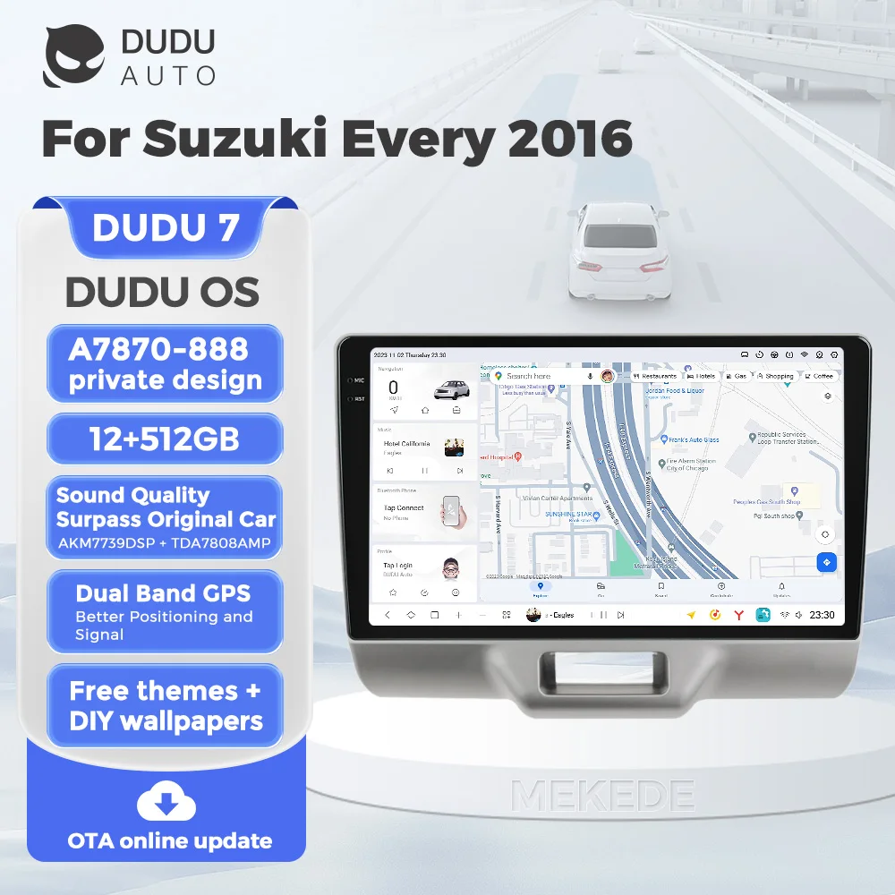 DUDU7で Suzuki Every Wagon 2015+ のカーナビを完全リニューアル！実際の使い方と性能評価