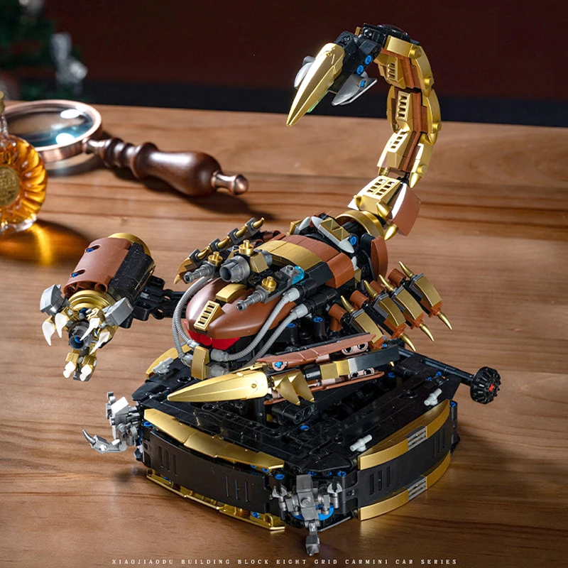 

3D Puzzle Handmade Assembly Model Toys, Mechanical Scorpion, Linkage Design Model Ornaments, Gifts, XT120