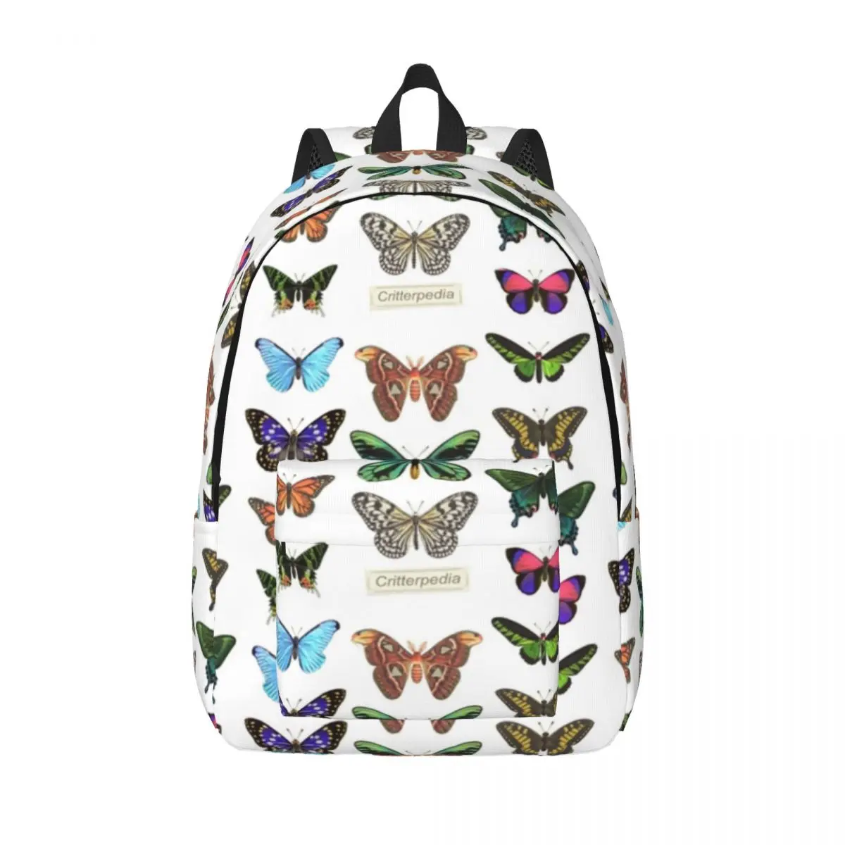 

Critterpedia Butterflies Backpack for Boy Girl Kids Student School Bookbag Colorful Daypack Preschool Primary Bag with Pocket