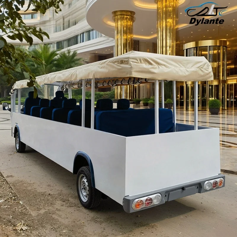 Classic And Beautiful City Vehicle Electric Bus Shuttle Bus Electric Sightseeing Bus Lead-Acid Battery Lithium Battery Optional