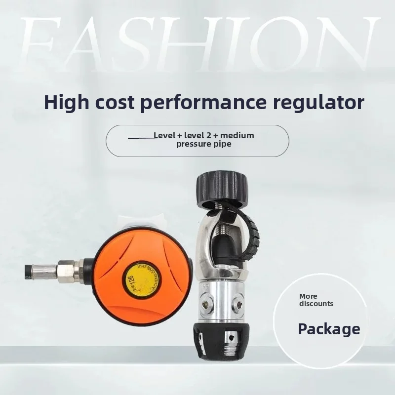 Adjustable Mouthpiece Scuba Diving Alternate Second Stage Regulator – Silicone Octopus Respirator with Bite Tabs for Diving