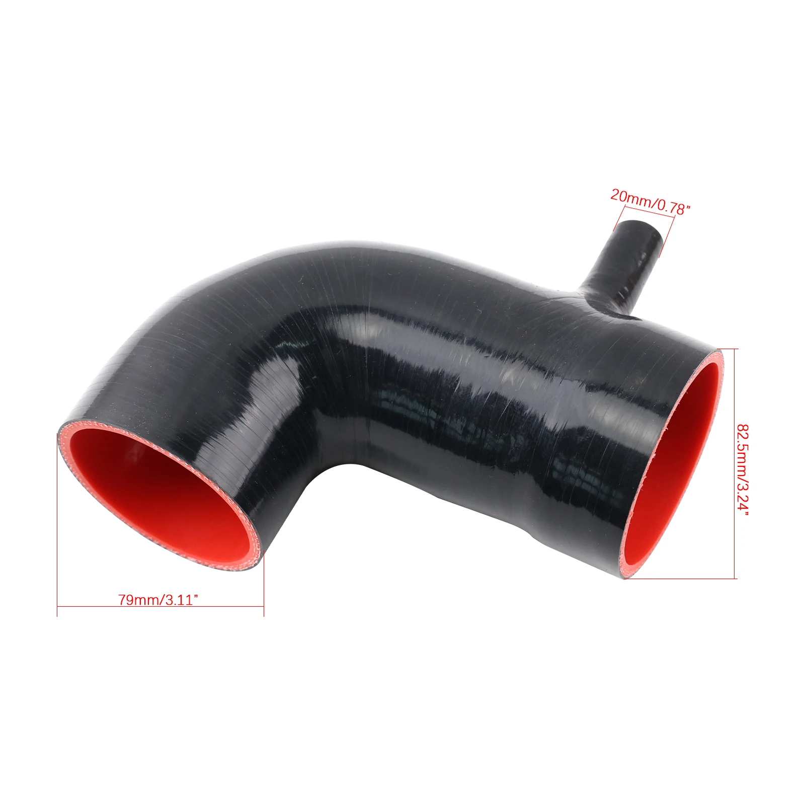 High Quality Silicone Air Intake Hose 06H129629F for Audi A4 B8 S4 A5 S5 8T 1.8/2.0 TFSI 2012-2016