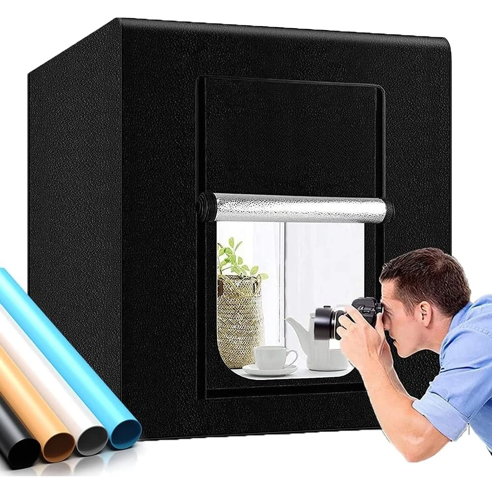 High quality Photo Box, Photo Light Studio Box 35"/90cm 126 LED Light Photo Shooting Tent Table Top Photography Lighting Kit-NEW