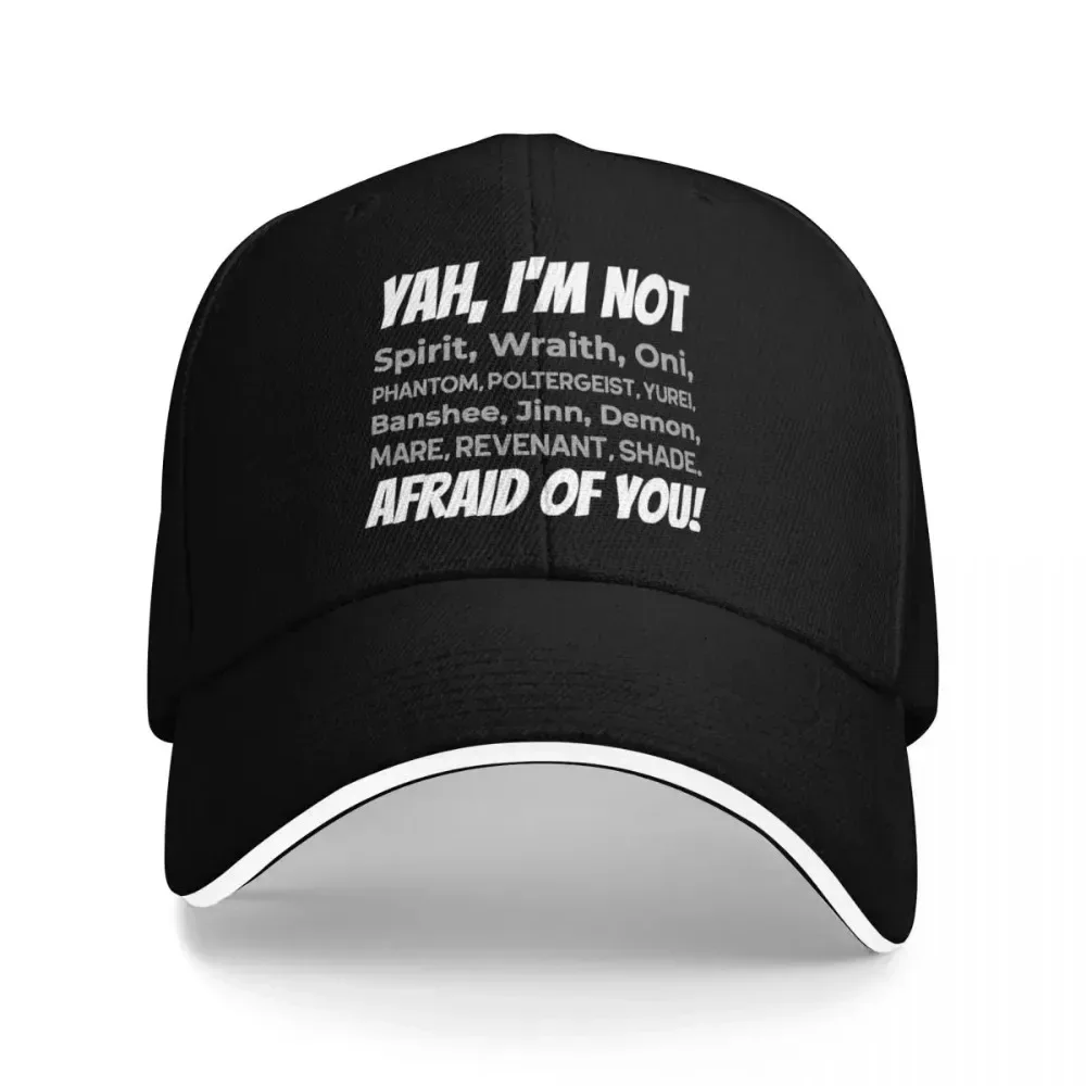 New Funny Phasmophobia All Ghost Names Baseball Caps Casquette Unisex Hats