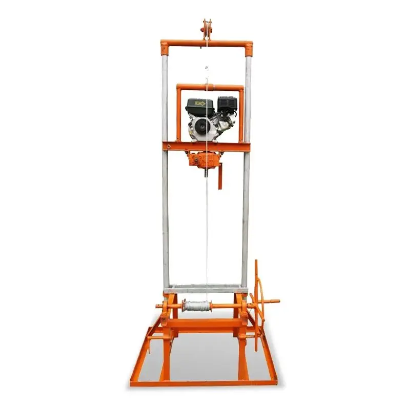 

Customized Small Diesel Water Well Drilling Rig 80m Deep Hole Efficient Drilling Portable Manual Operation