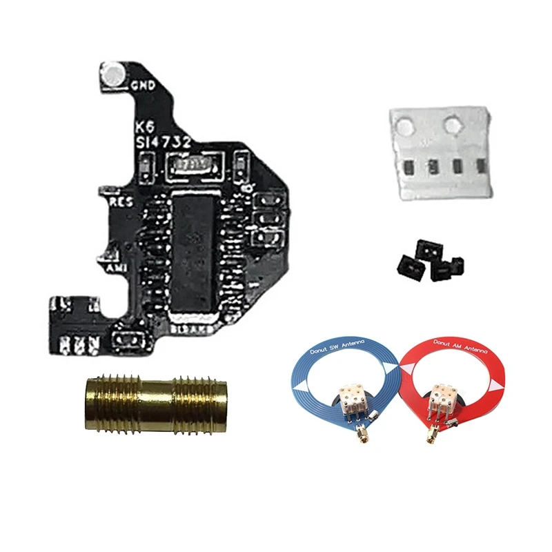 SI4732 Shortwave Radio Module+2Xdonut Antenna For Quansheng UVK5/UVK6 DIY Shortwave Modification Module Kit