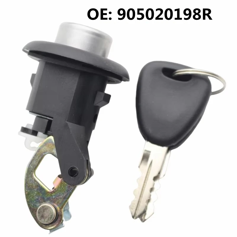 OE: 905020198R Car Trunk Lid Lock Cylinder For Renault 2007-2016 Logan Dacia Sandero Auto Rear Tailgate Boot Lock Core Barrel