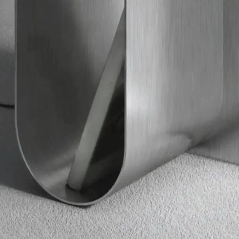 أريكة صغيرة من الفولاذ المقاوم للصدأ طاولة جانبية مصممة لغرفة المعيشة البسيطة Netflix طاولة بجانب السرير حديثة وبسيطة بجانب السرير #5