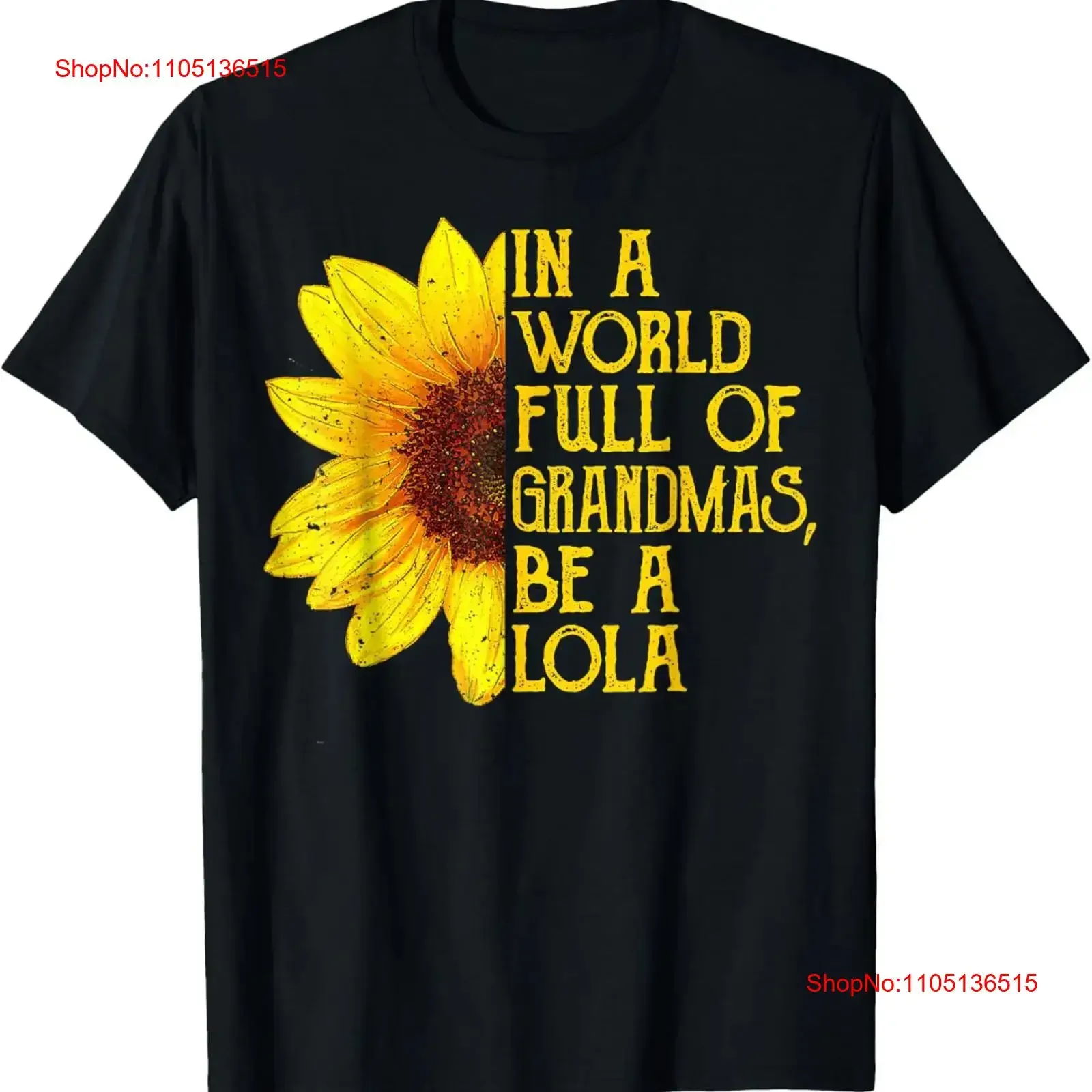 في عالم مليء بالجدات يكون لولا الفلبينية الجدة تي شيرت خمر غسلها أزياء الشارع الشهير مريحة للتنفس لينة