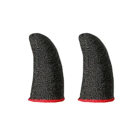 

Breathable Sweatproof Anti-slip Finger Sleeve Pairs For PUBG Mobile Gaming Game Fingertips Cover 1-10