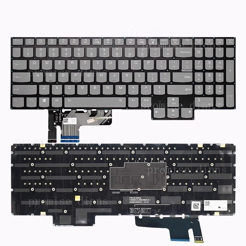 M   for Lenovo Legion S7-15ACH6 S7-15ARH5 S7-15IMH5 Colorful Backlit US keyboard