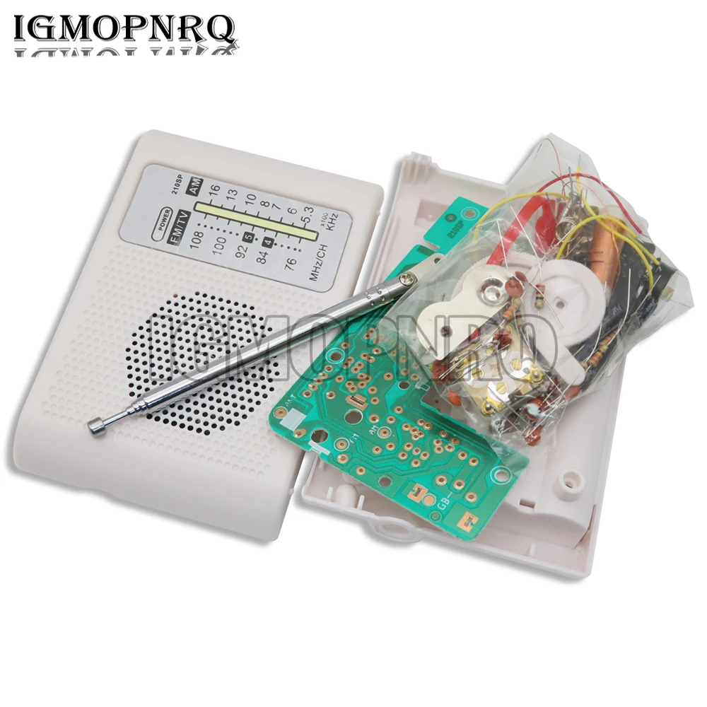 CF2102 CF210SP AM/FM Stereo Radio Kit DIY Electronic Assemble Set Kit For Learner July DropShip DIY Laboratory