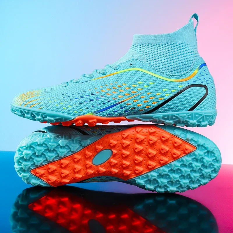 Men Football Boots Breathable Professional Futsal Match Grass Unisex Outdoor Training Soccer Shoes Soccer Cleats Non-slip Sports