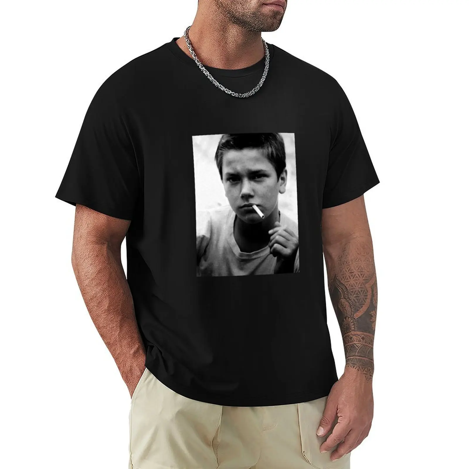 

River Phoenix (Stand By Me) T-Shirt T-Shirt summer tops blanks oversized graphic tee workout shirts for men