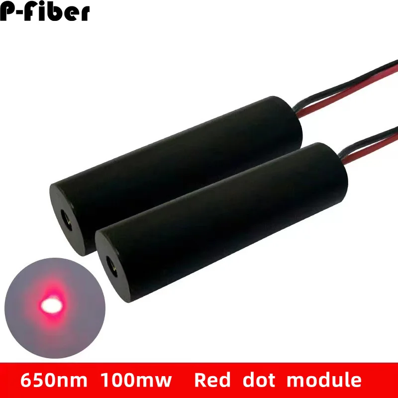 Red dot mounted laser module 650nm 100mW red laser high power positioning emission sensor