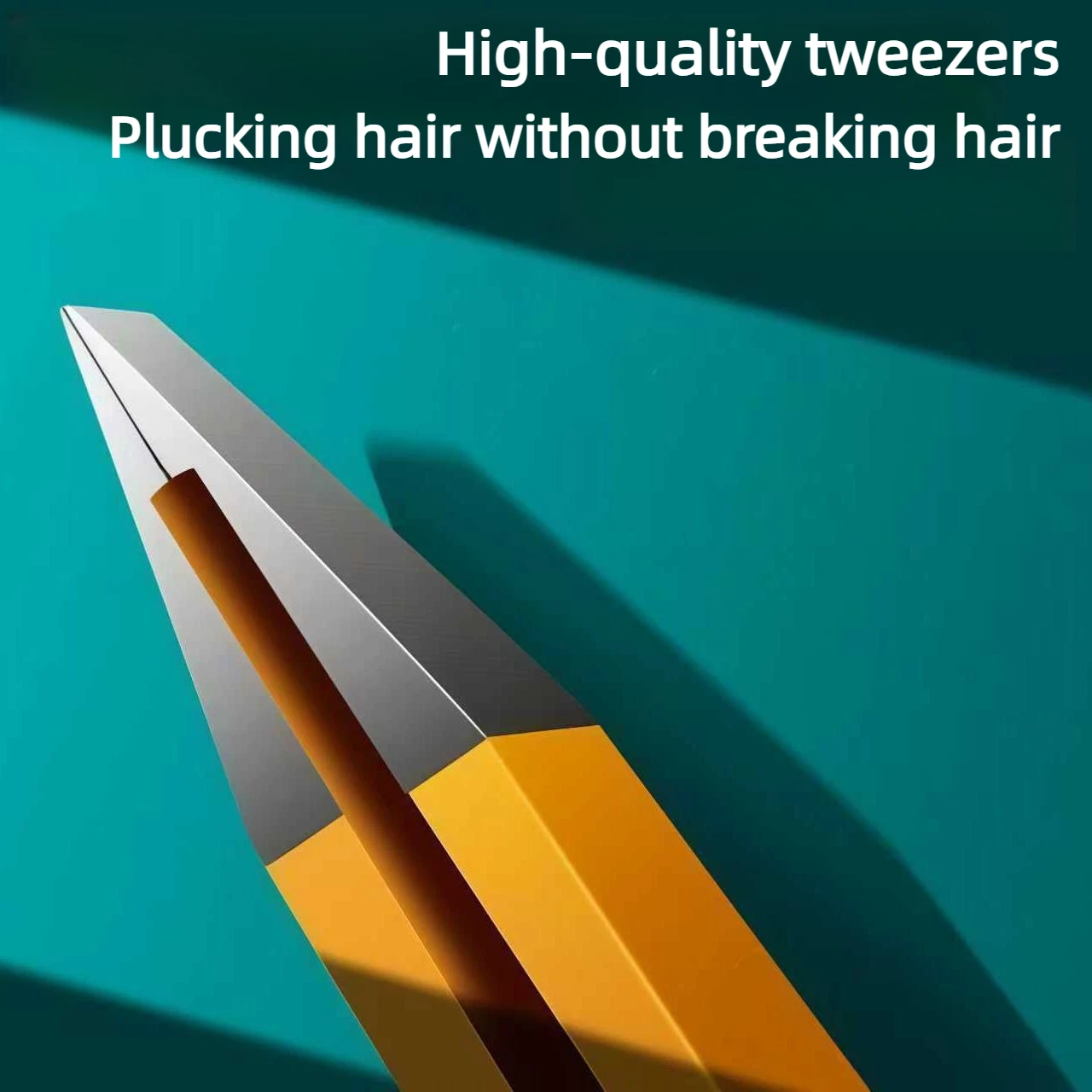 Professional Grade Stainless Steel Precision Facial Hair Removal Tweezers Suitable for Eyebrow Grooming Mustache & Beard