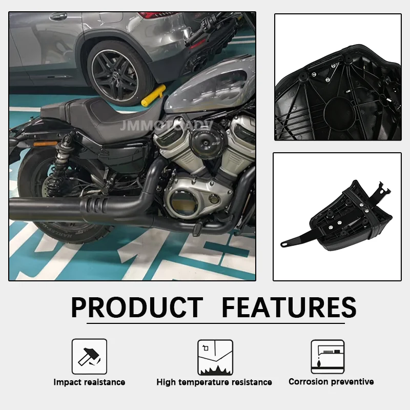 Motorcycle Two-Up Seats Rider Saddle Driver Passenger Pillion Fit For Harley Nightster RH 975 Special Sport RH975S 2022-2024