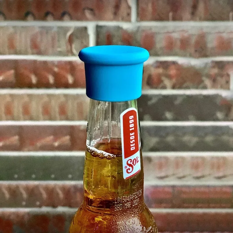 Reusable Silicone Wine Bottle Stoppers and Glass Stoppers for Wine, Red Wine, and Champagne