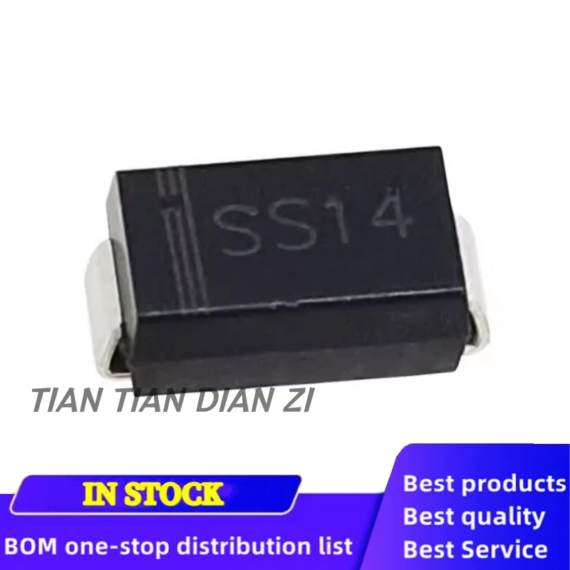 50pcs/lot 1N5819 SS14 DO-214AC package diode ic chips in stock